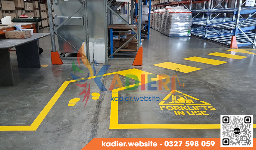 Các Loại Sơn Kẻ Vạch Nhà Kho Phổ Biến Nhất
